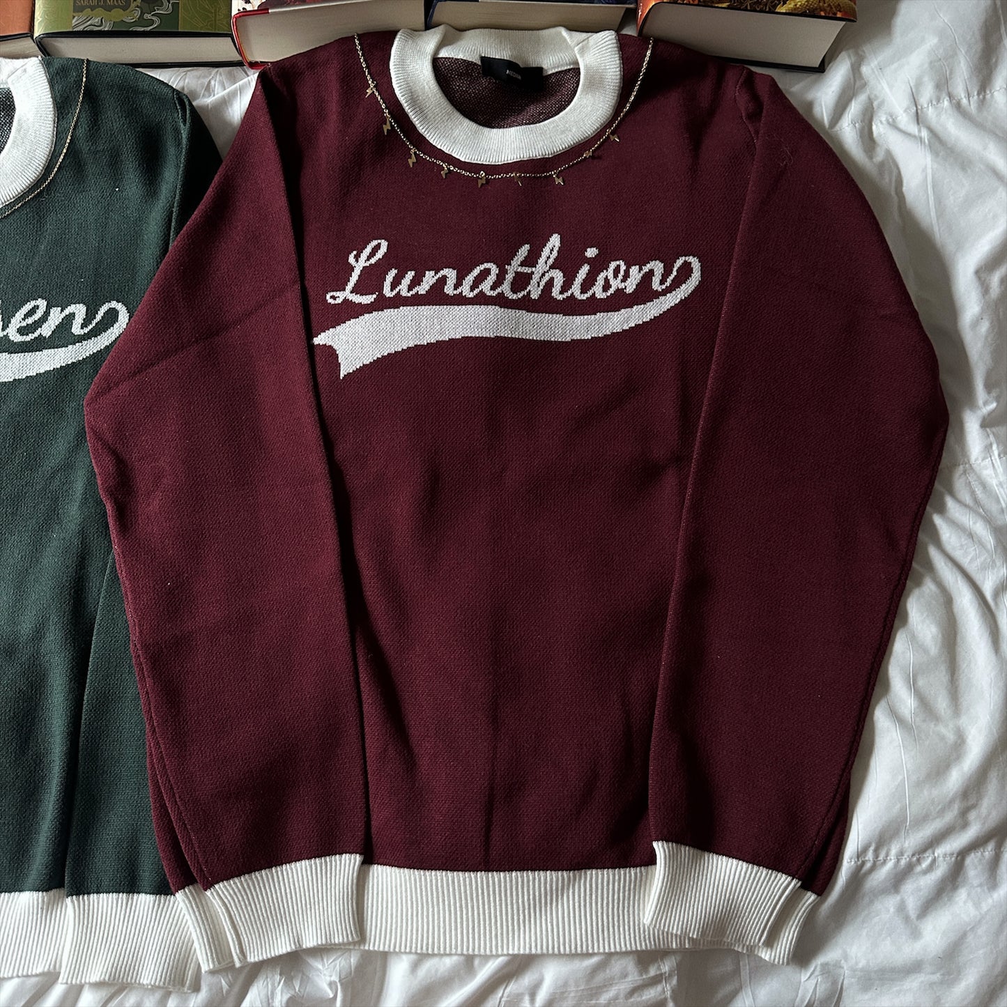 SARAH J MAAS BOOK LOCATIONS KNIT SWEATER