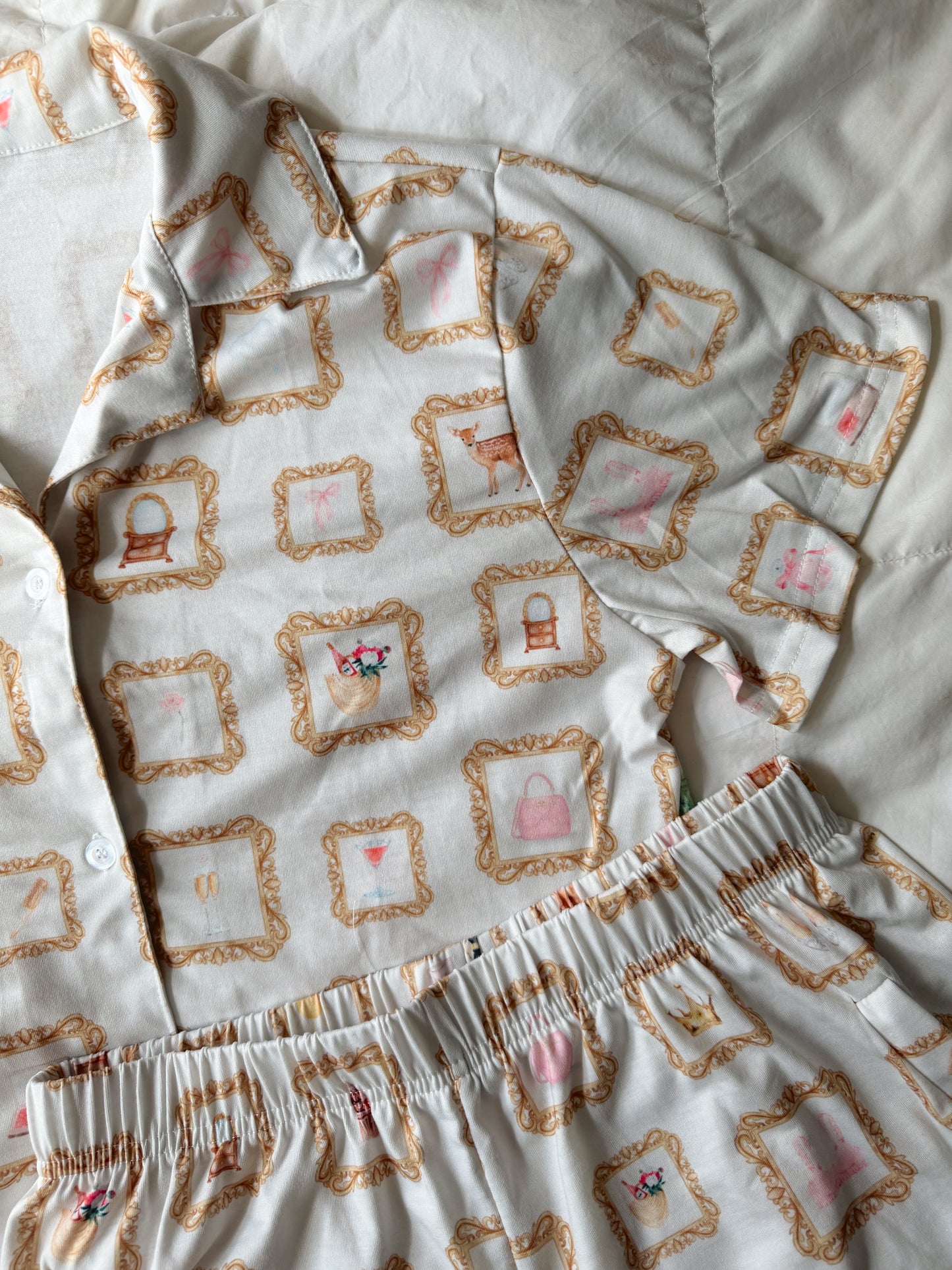 THE ICON PARKS PAJAMA SHORTS SET