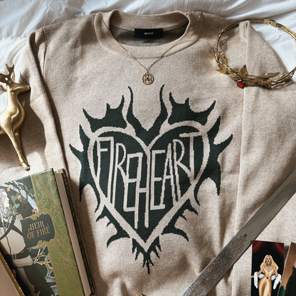 FIREHEART KNIT SWEATER