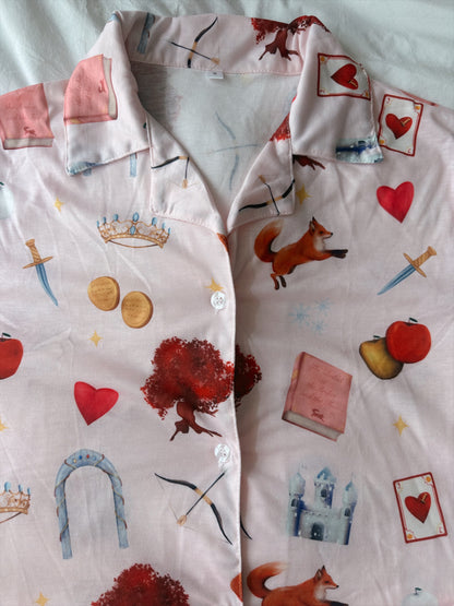 ONCE UPON A BROKEN HEART PAJAMA SHORTS SET