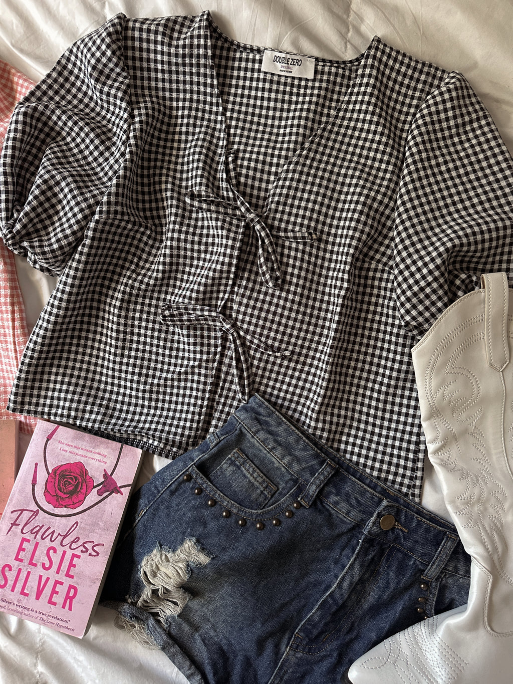 COWGIRL SUMMER GINGHAM TOP