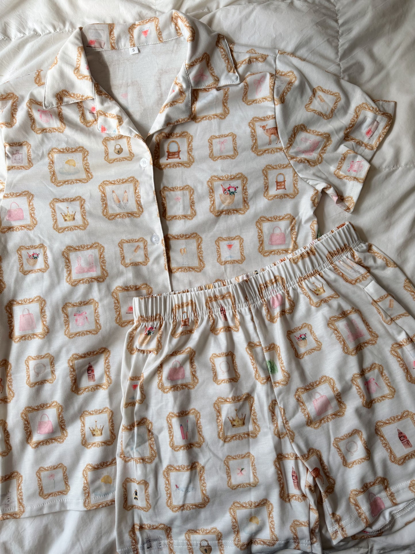 THE ICON PARKS PAJAMA SHORTS SET