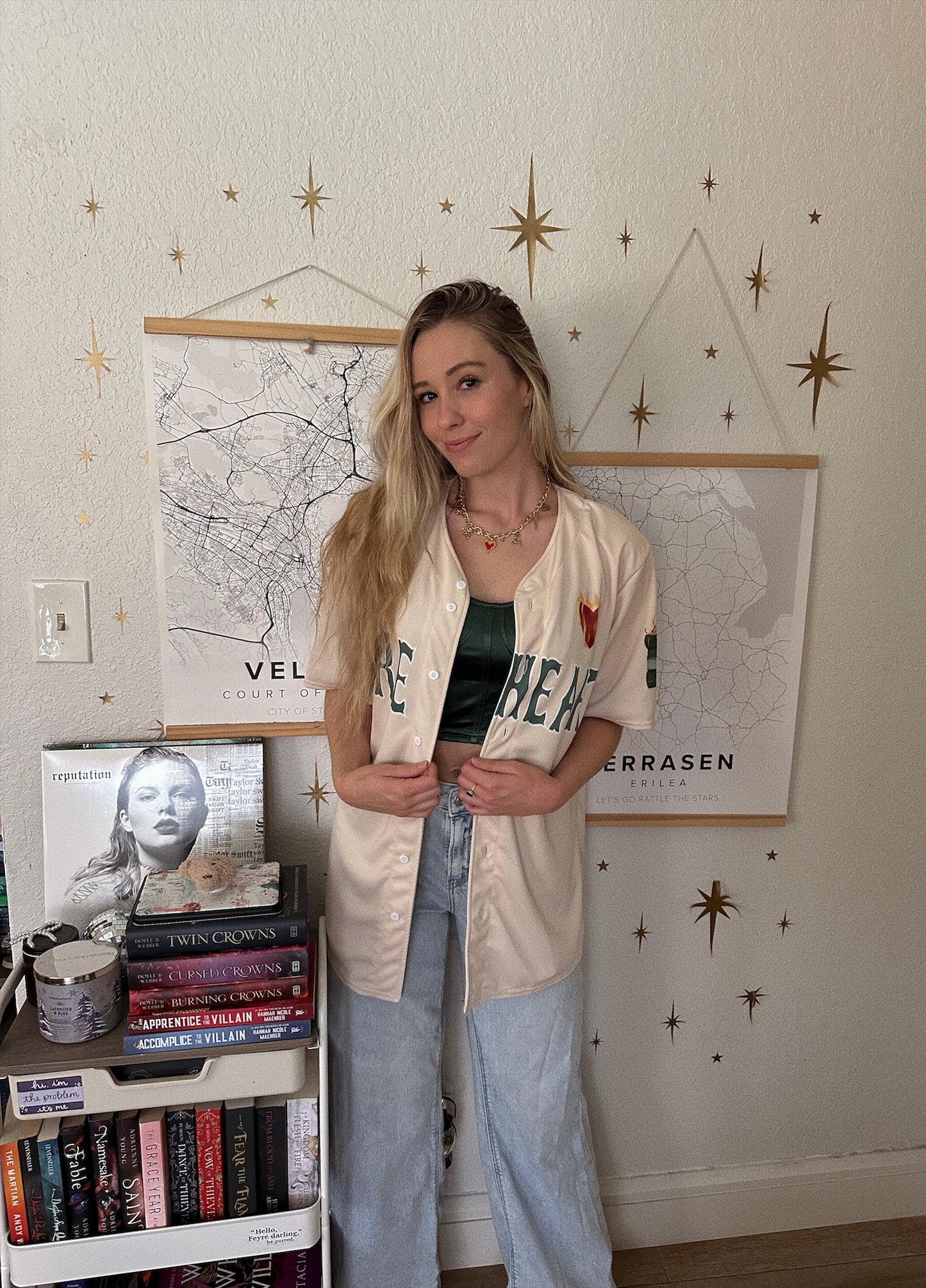 THRONE OF GLASS BASEBALL JERSEYS