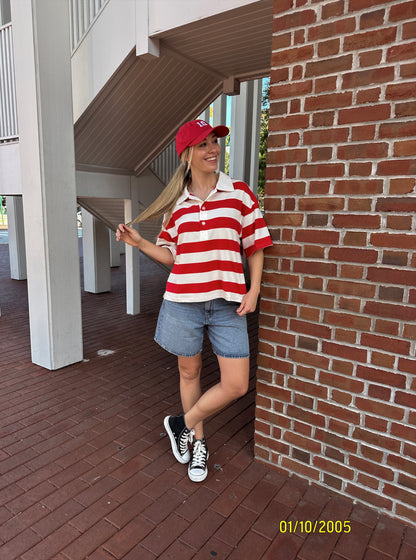 TOMMEN LADDIES OVERSIZED RUGBY SHIRTS
