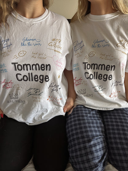 TOMMEN COLLEGE YEARBOOK TEE