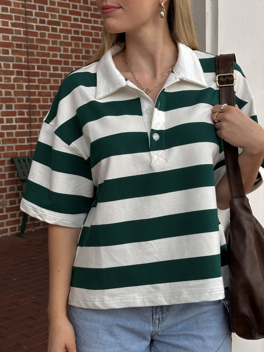 TOMMEN LADDIES OVERSIZED RUGBY SHIRTS