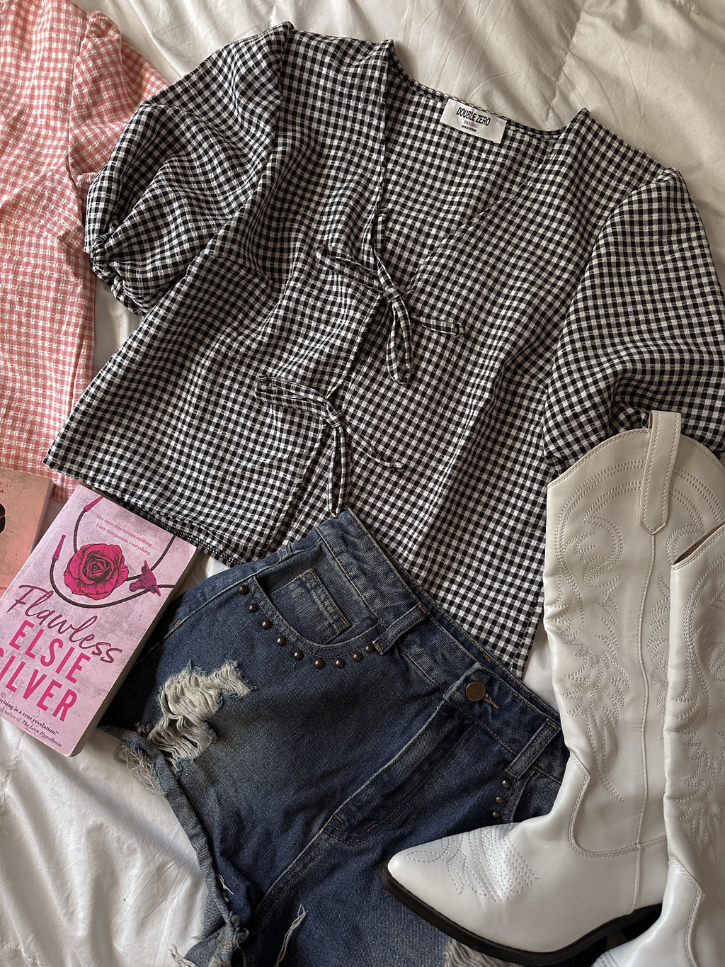 COWGIRL SUMMER GINGHAM TOP