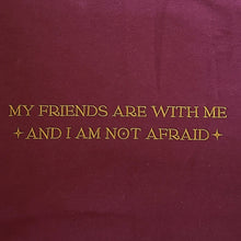 Load image into Gallery viewer, MY FRIENDS ARE WITH ME EMBROIDERED CREWNECK
