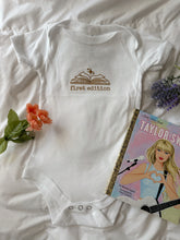Load image into Gallery viewer, FIRST EDITION EMBROIDERED BABY ONESIE
