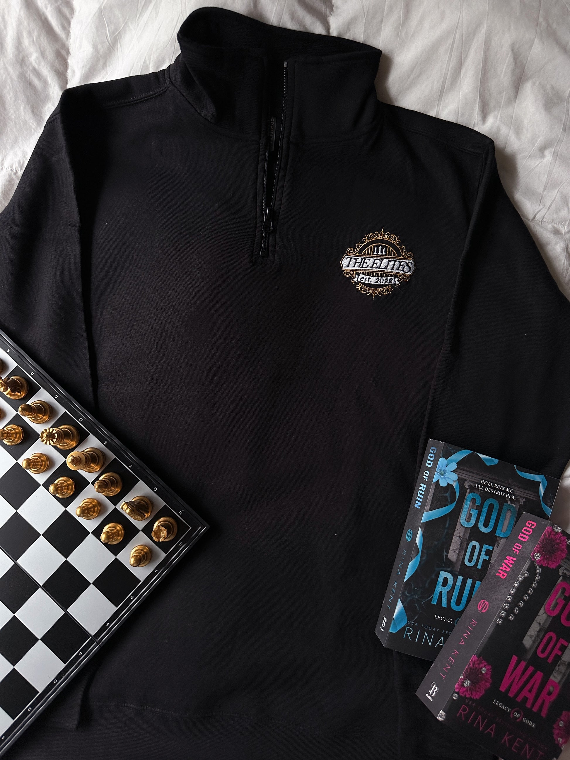 THE ELITES FLEECE QUARTER-ZIP JACKET