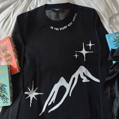 TO THE STARS WHO LISTEN KNIT SWEATER