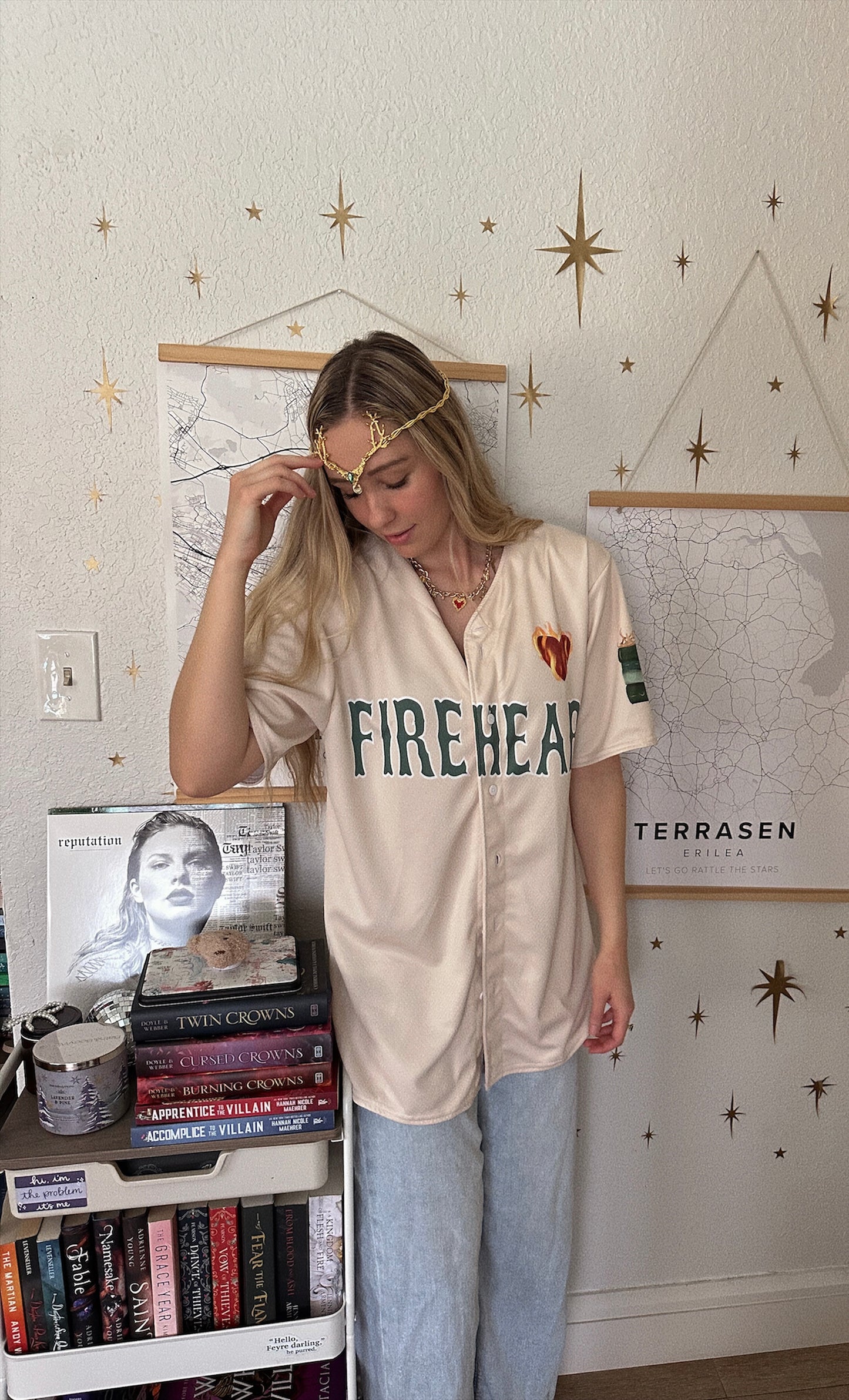 THRONE OF GLASS BASEBALL JERSEYS