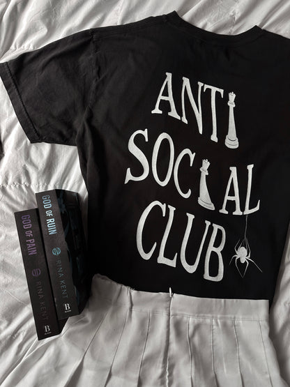 KING ANTISOCIAL CLUB TEE *WITH FRONT POCKET