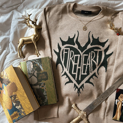 FIREHEART KNIT SWEATER