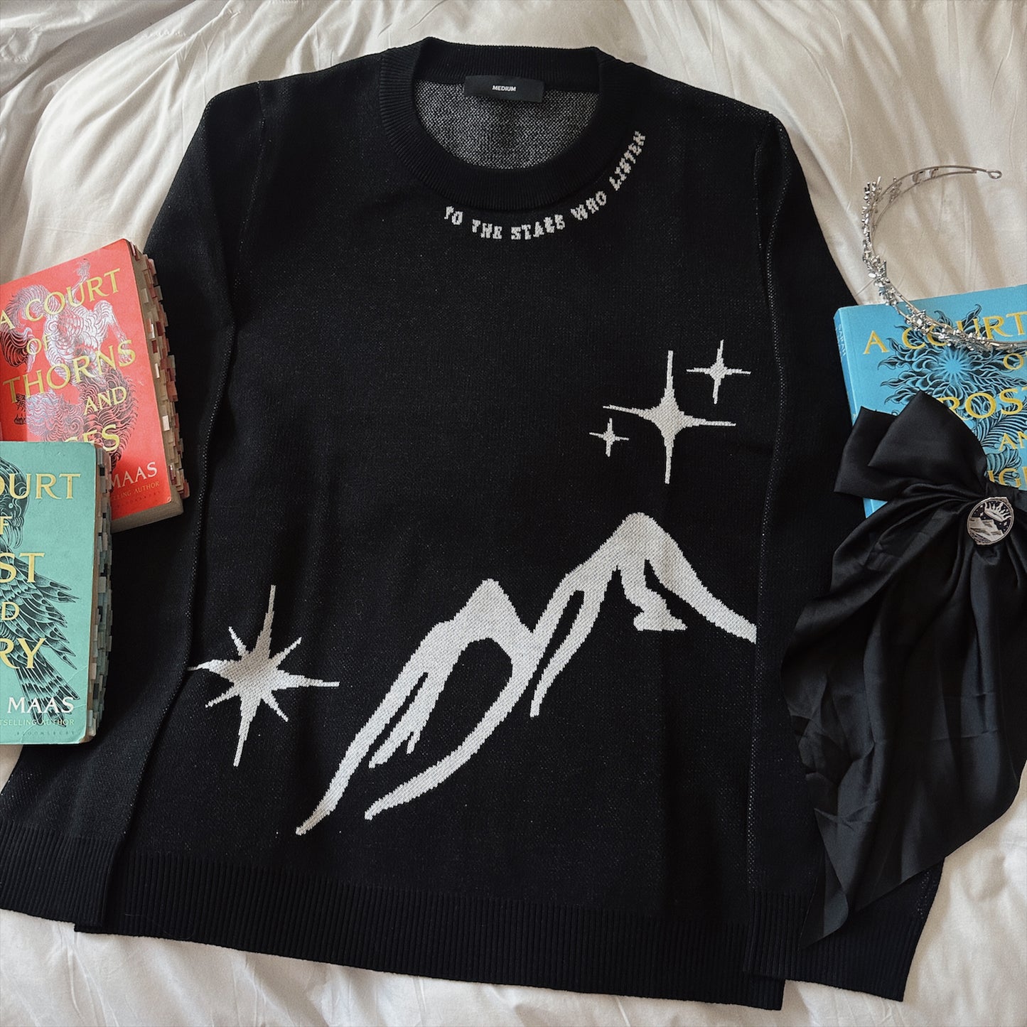 TO THE STARS WHO LISTEN KNIT SWEATER