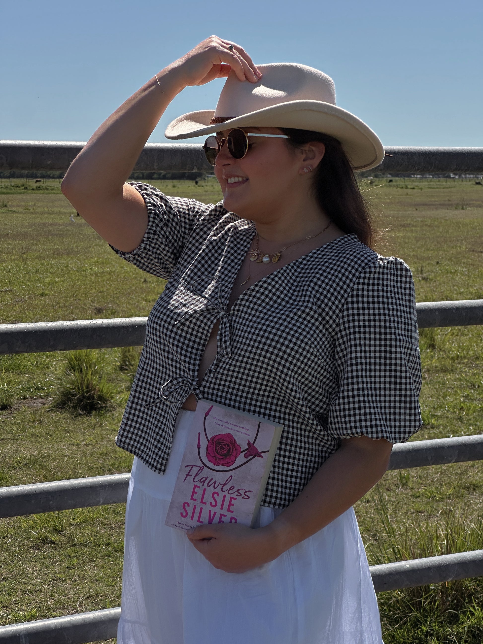 COWGIRL SUMMER GINGHAM TOP