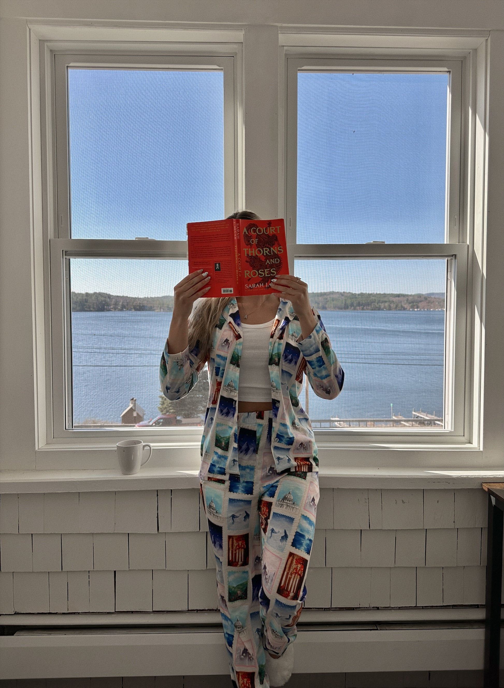 ACOTAR COURT STAMPS PAJAMA PANTS SET