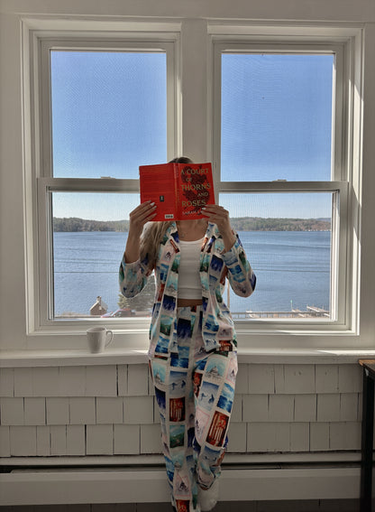 ACOTAR COURT STAMPS PAJAMA PANTS SET