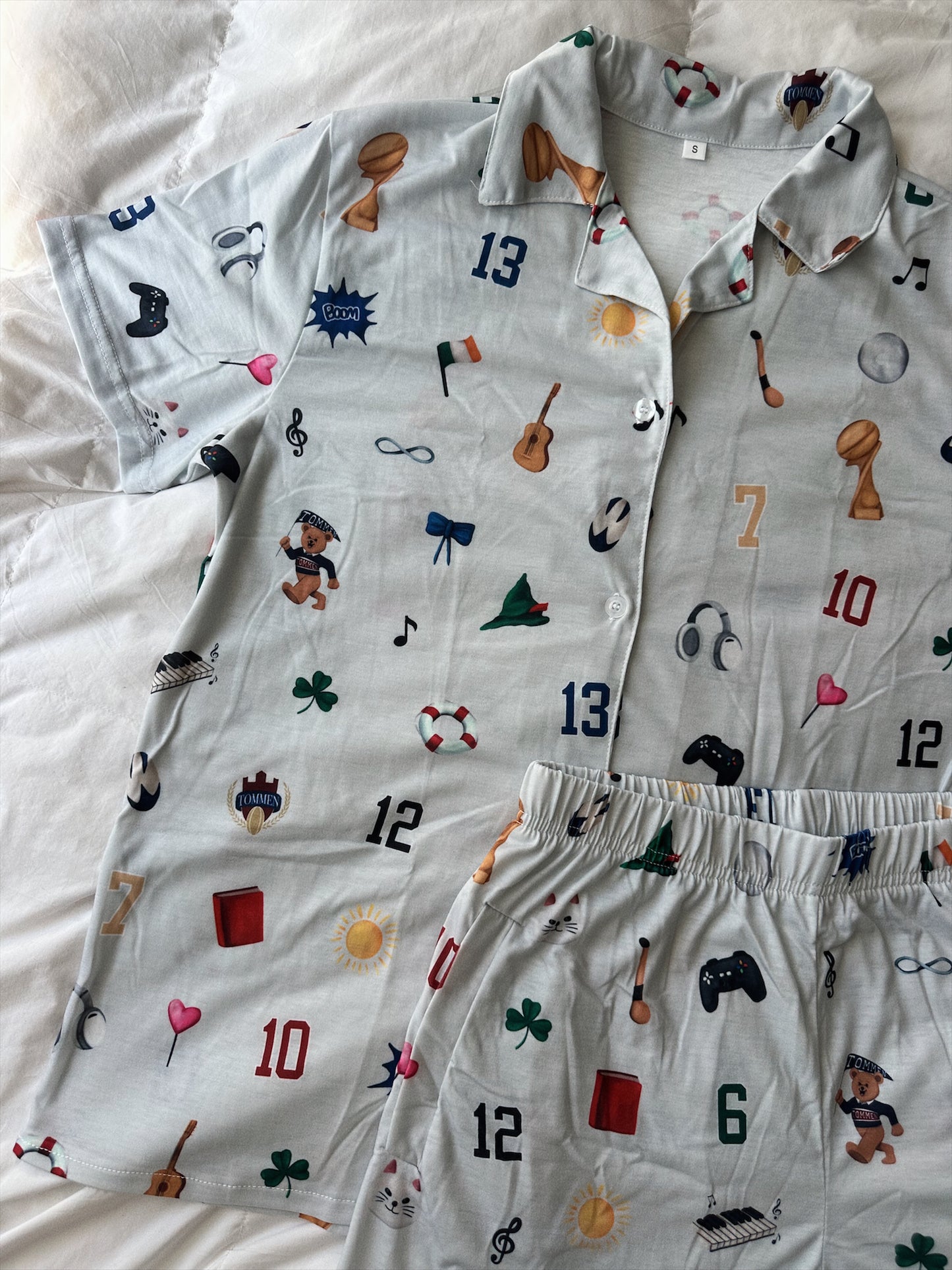 BOYS OF TOMMEN PAJAMA SHORTS SET