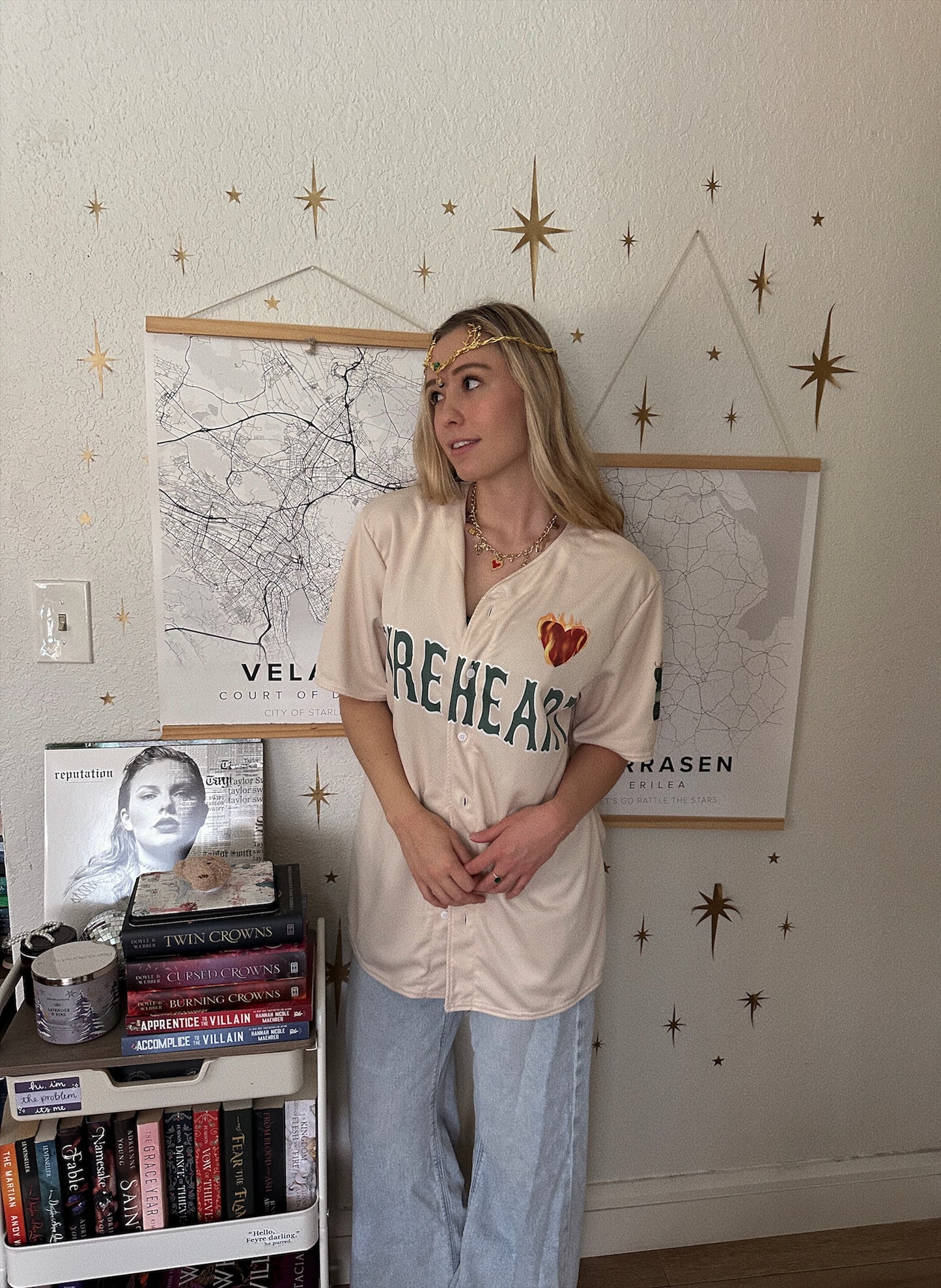 THRONE OF GLASS BASEBALL JERSEYS