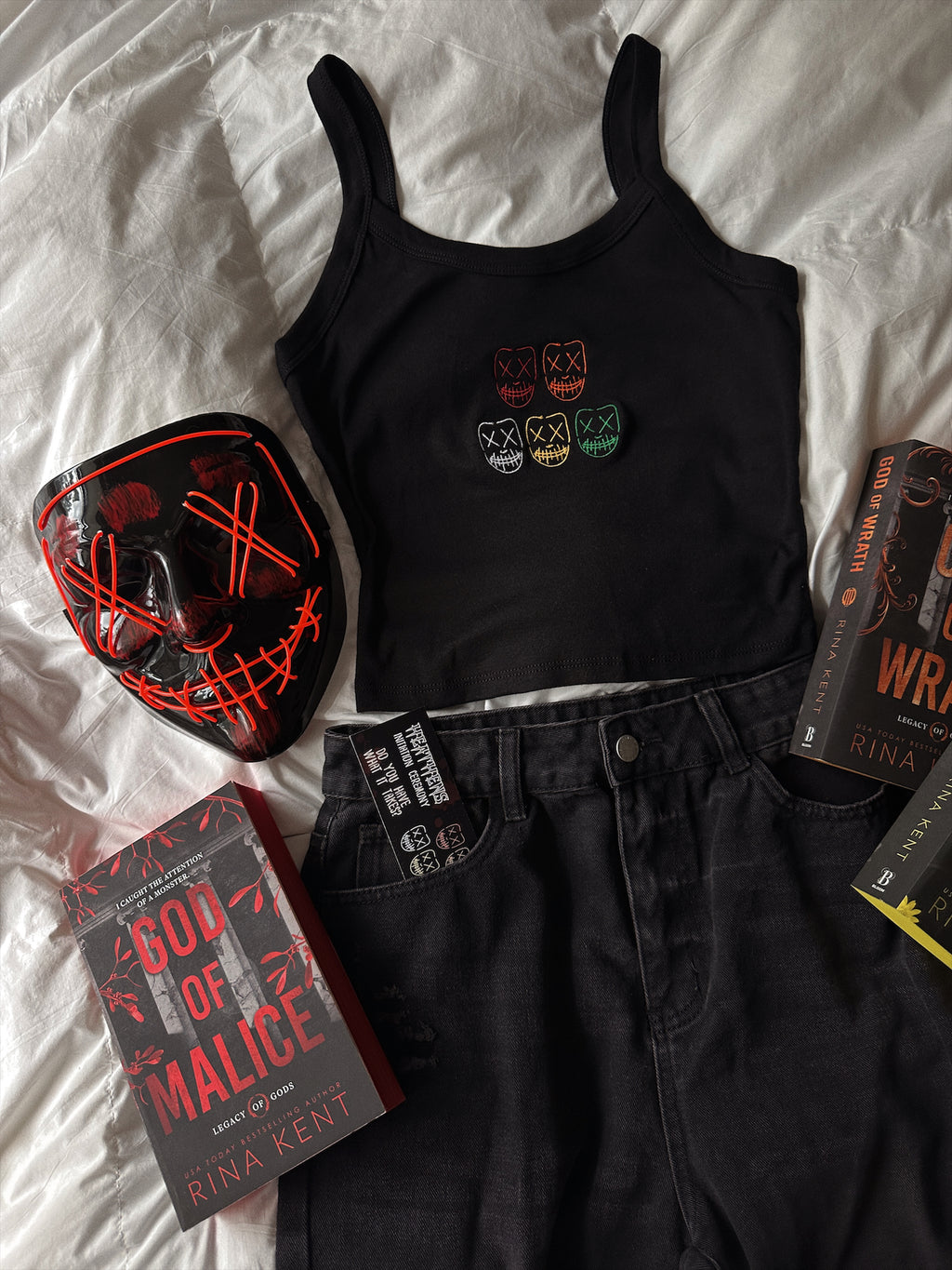 HEATHENS MASKS BABY TANK