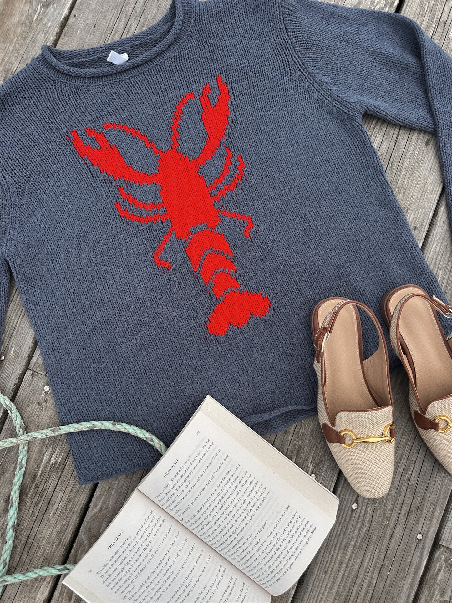 ANNUAL LOBSTER FESTIVAL KNIT SWEATER