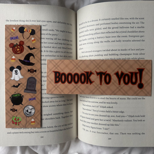 BOOOOK TO YOU BOOKMARK