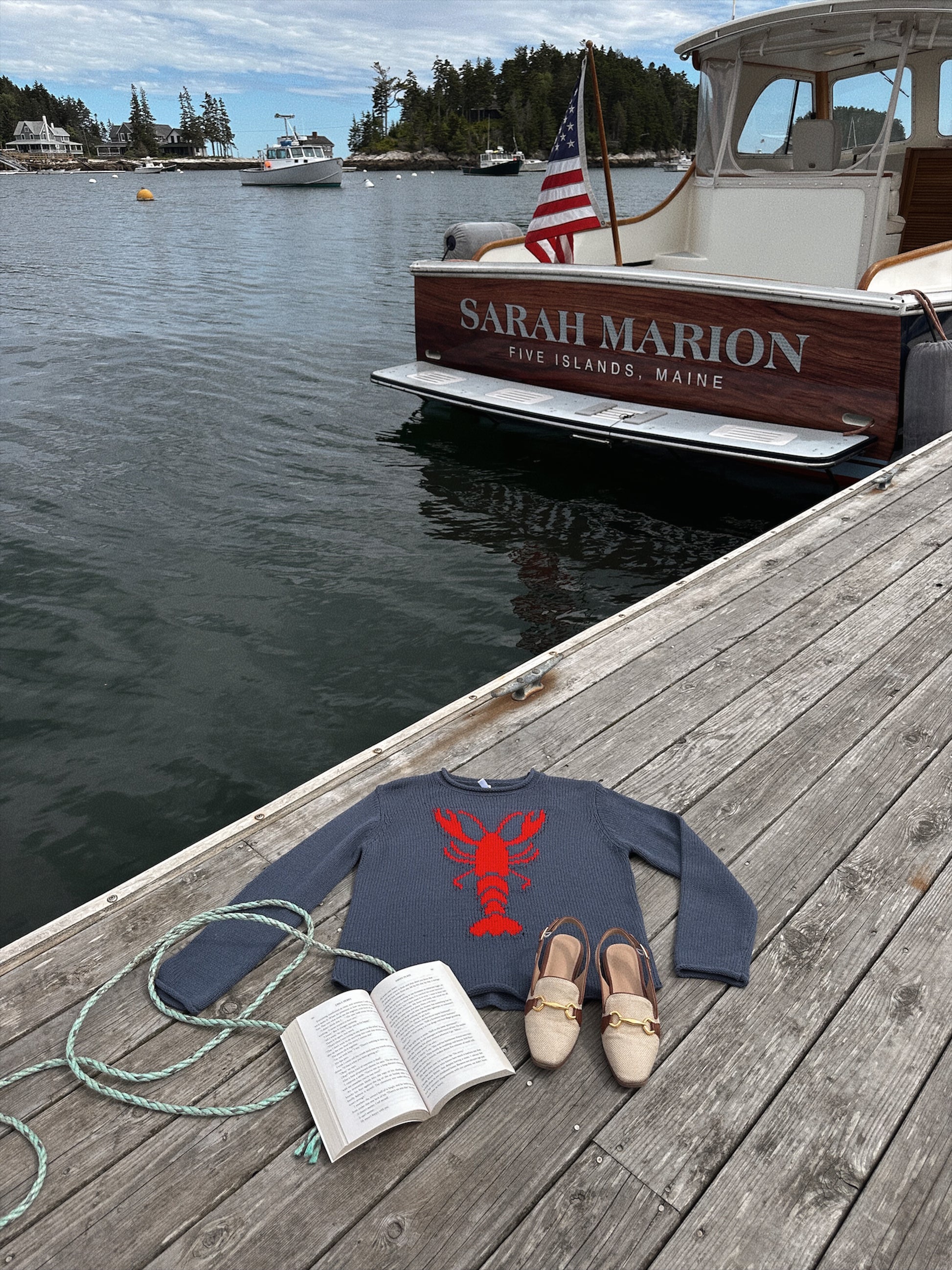 ANNUAL LOBSTER FESTIVAL KNIT SWEATER