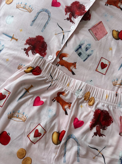 ONCE UPON A BROKEN HEART PAJAMA SHORTS SET
