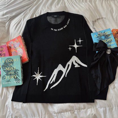 TO THE STARS WHO LISTEN KNIT SWEATER