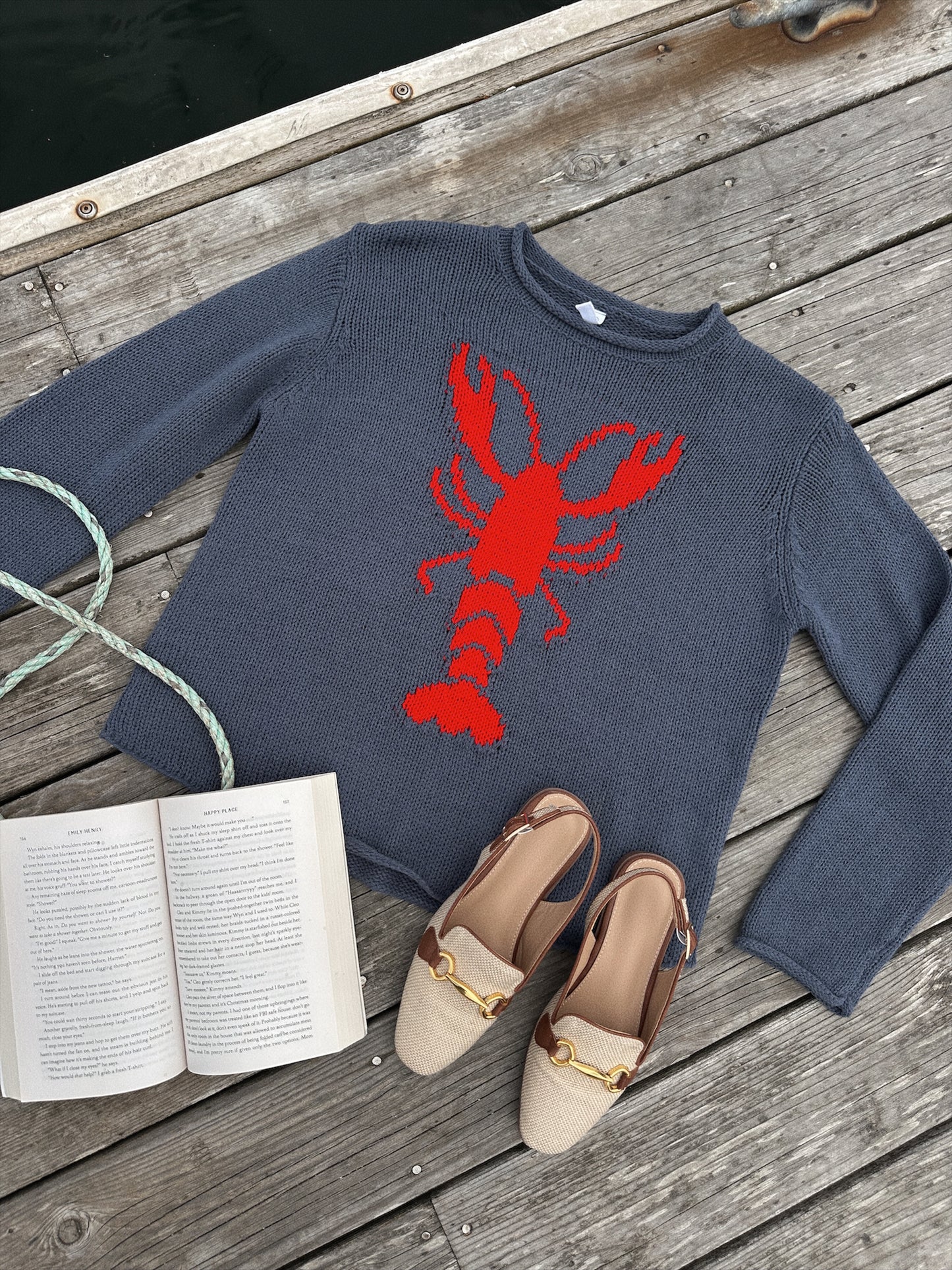 ANNUAL LOBSTER FESTIVAL KNIT SWEATER