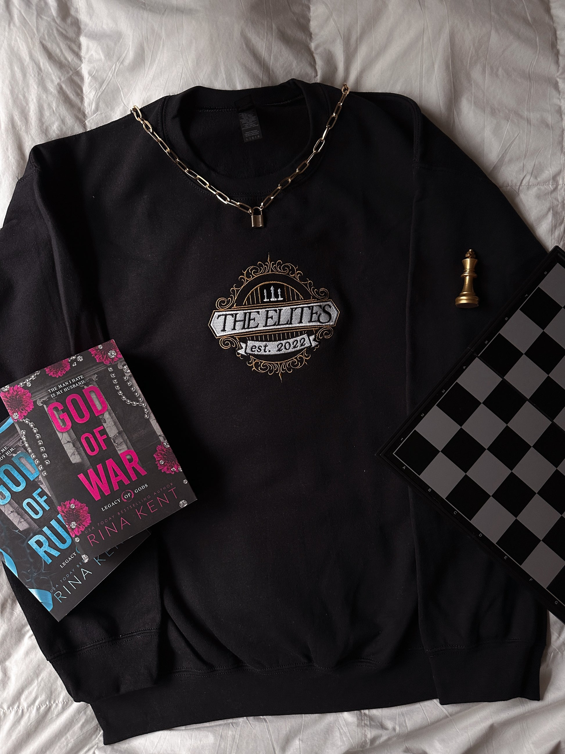 THE ELITES EMBROIDERED CREWNECK