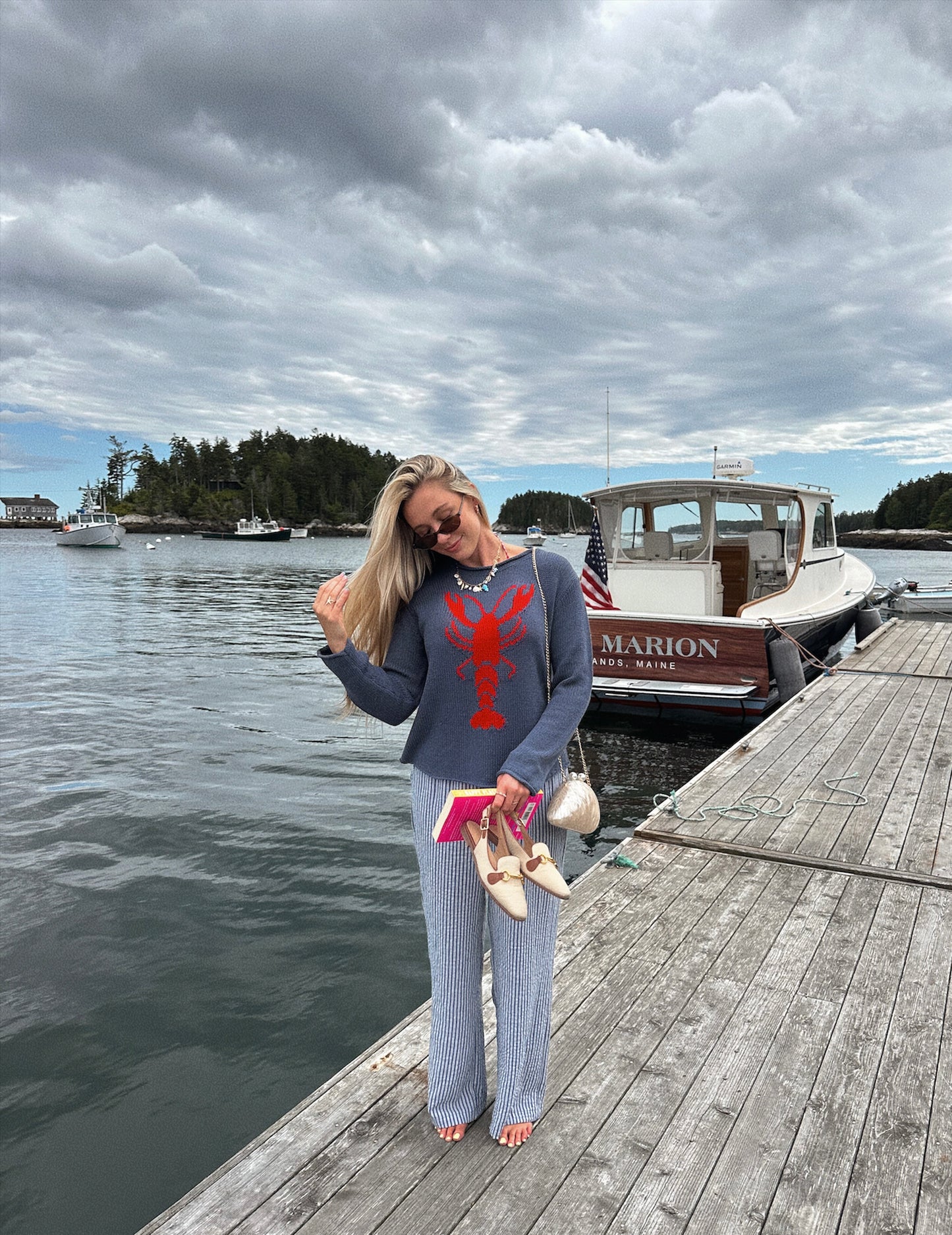 ANNUAL LOBSTER FESTIVAL KNIT SWEATER