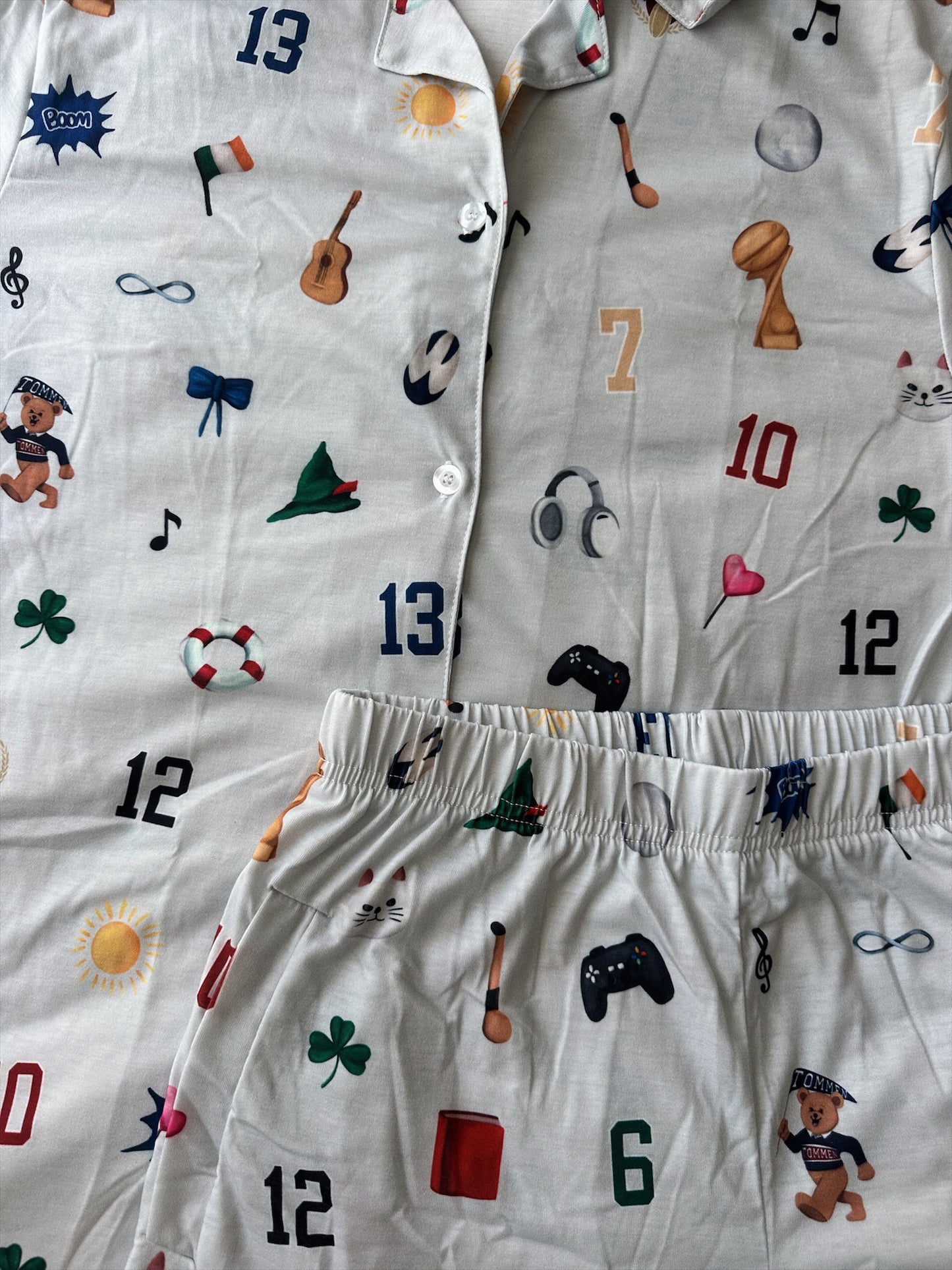 BOYS OF TOMMEN PAJAMA SHORTS SET