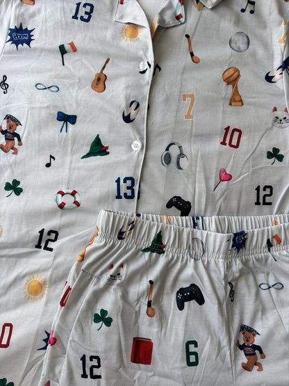 BOYS OF TOMMEN PAJAMA SHORTS SET
