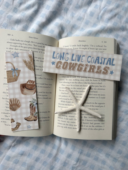 COASTAL COWGIRL BOOKMARK