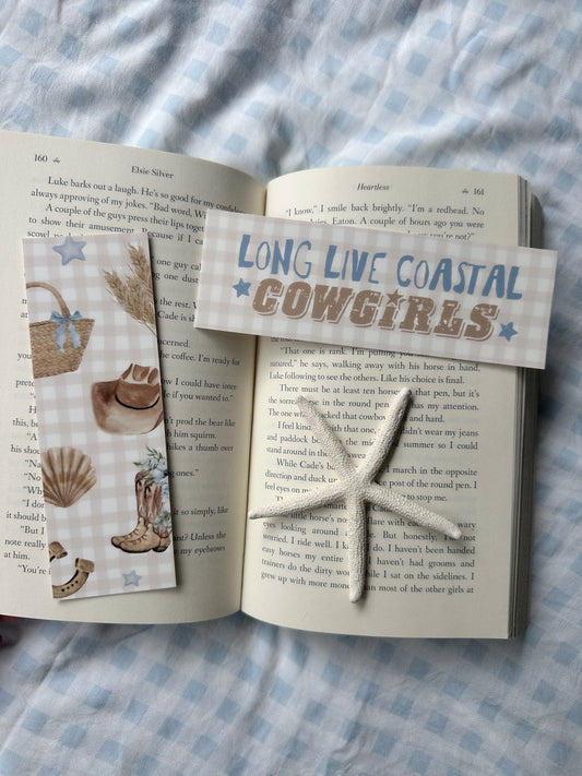 COASTAL COWGIRL BOOKMARK