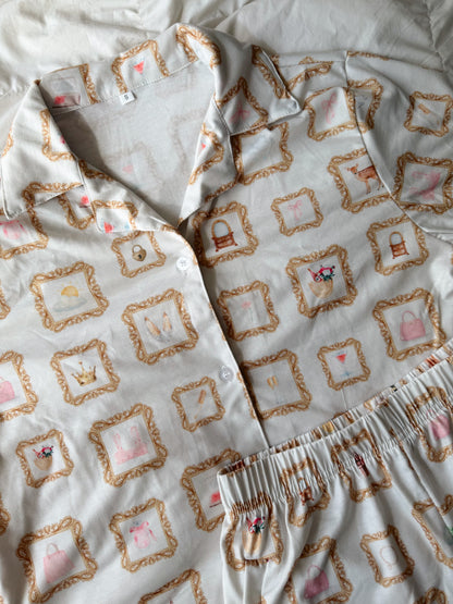 THE ICON PARKS PAJAMA SHORTS SET