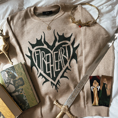 FIREHEART KNIT SWEATER