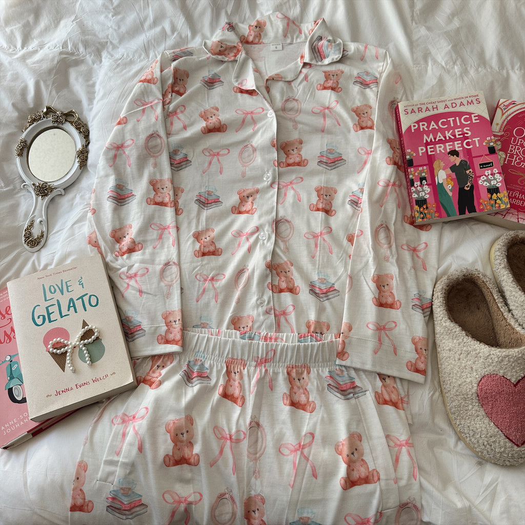 TEDDY BEAR LOVER PAJAMA PANTS SET