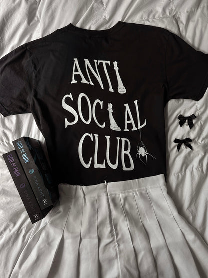 KING ANTISOCIAL CLUB TEE *WITH FRONT POCKET