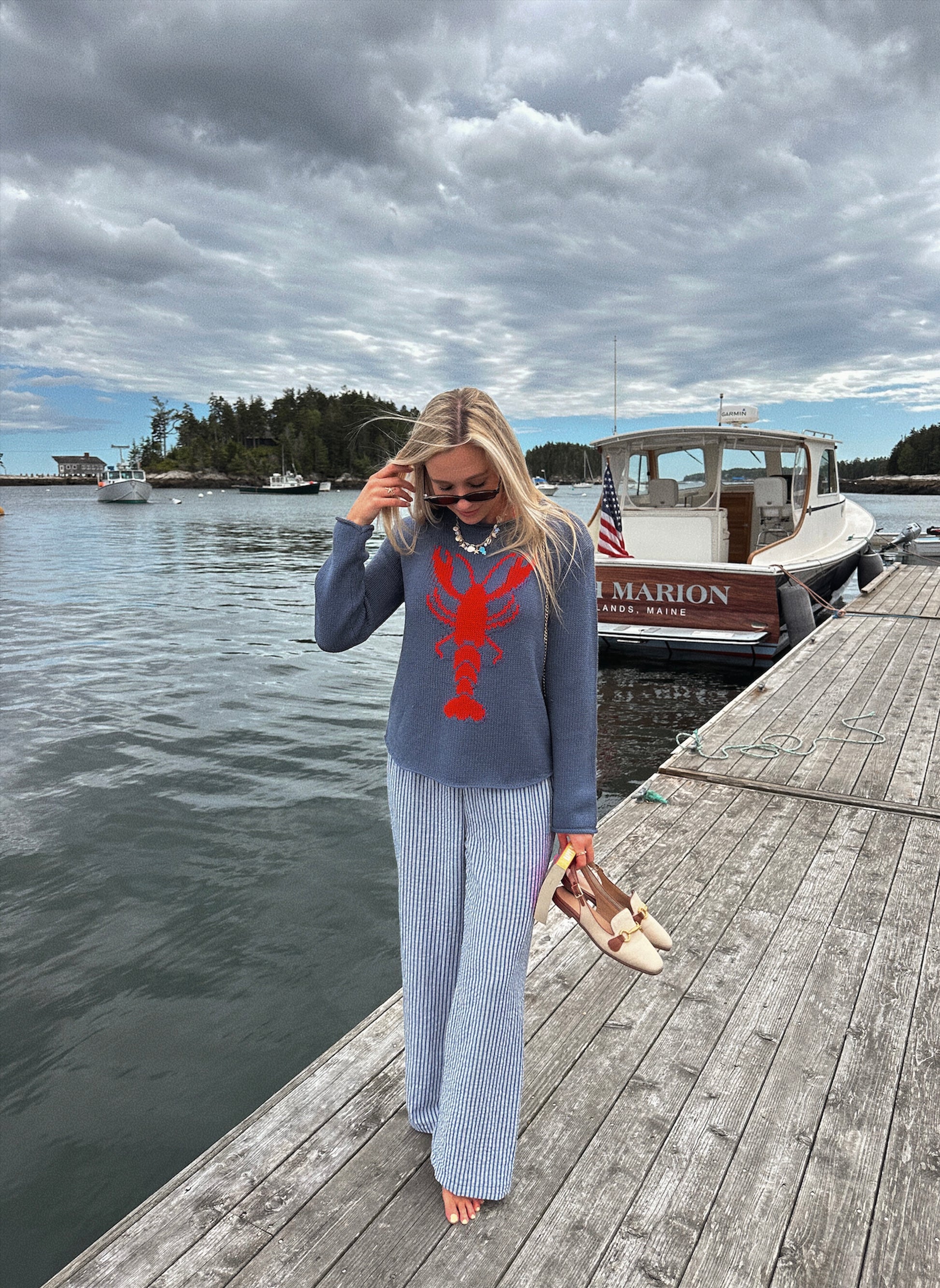 ANNUAL LOBSTER FESTIVAL KNIT SWEATER