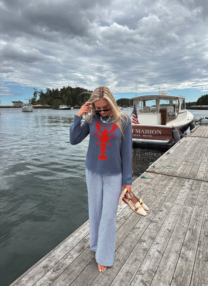 ANNUAL LOBSTER FESTIVAL KNIT SWEATER