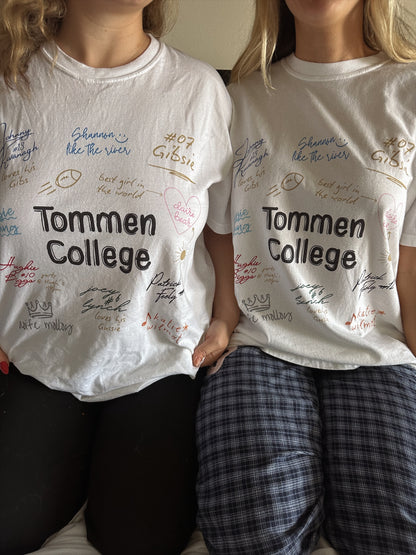 TOMMEN COLLEGE YEARBOOK TEE