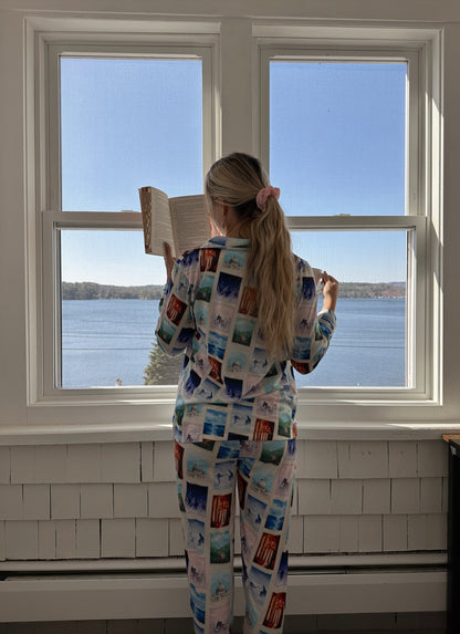 ACOTAR COURT STAMPS PAJAMA PANTS SET