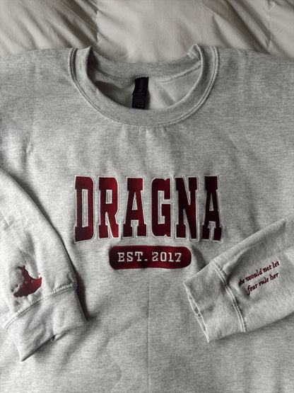 CARAVAL COLLEGIATE EMBROIDERED CREWNECKS *SCARLETT x JULIAN EDITION