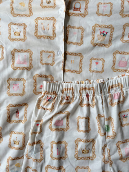 THE ICON PARKS PAJAMA SHORTS SET