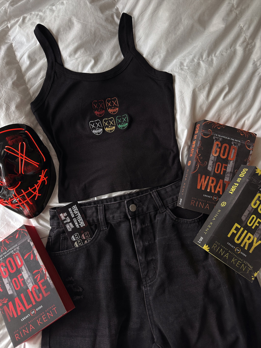 HEATHENS MASKS BABY TANK