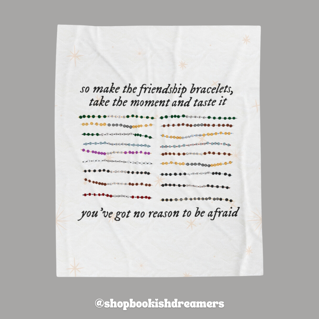 FRIENDSHIP BRACELETS VELVETEEN BLANKET