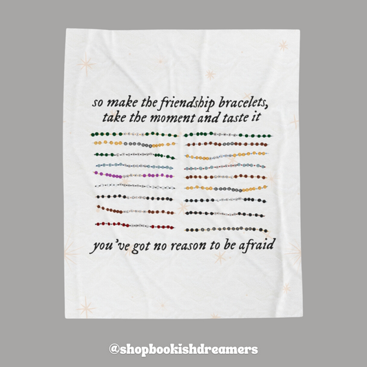 FRIENDSHIP BRACELETS VELVETEEN BLANKET